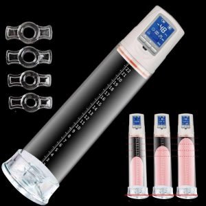 Electric Beginner Penis Pump Usb Rechargeable Automatic Enlargement Vacuum Erection Extender Male Enlarger Sex Toy
