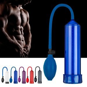 Adult Products For Man Penis Delaying Trainer Hand Held Pump With Quick Release Valve Enlargement Tools Sex Toys Rings - 2