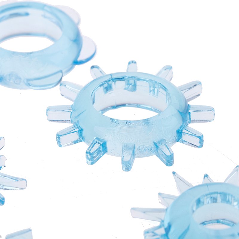 Silicone Penis Ring For Men Endurance Enhancing Masturbator Delay Premature Ejaculation Sperm Lock Longlasting Sex Toy - 3